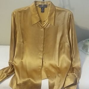 Silk Button down top